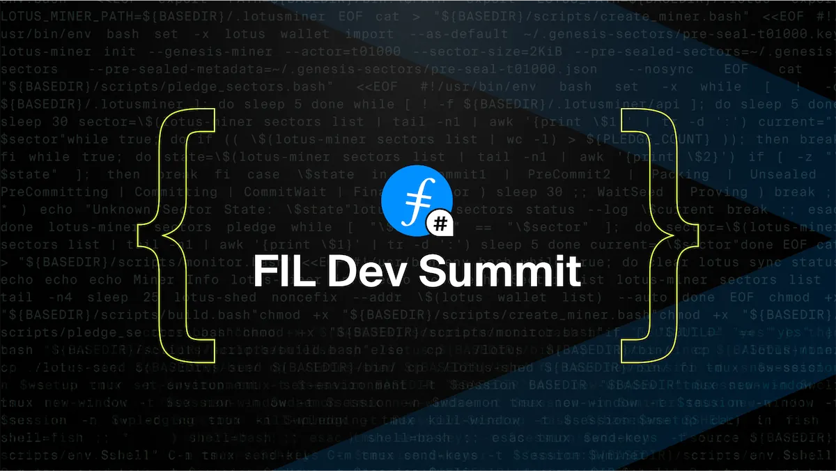 赋能分布式未来:快来参加2023年度FIL开发者峰会(FIL Dev Summit 2023)!