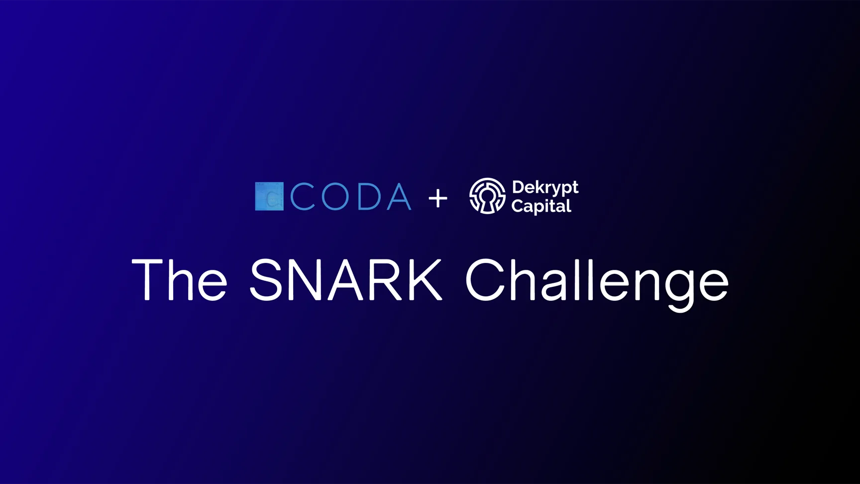 SNARK挑战赛正式发布 | Filecoin